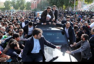 سفر احمدی نژاد و روحانی به بوشهر +تصاویر