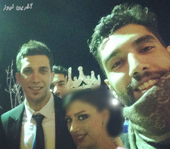 سلفی سیدمحمد موسوی با بهنام تشکری و همسرش در شب عروسی!/ عکس