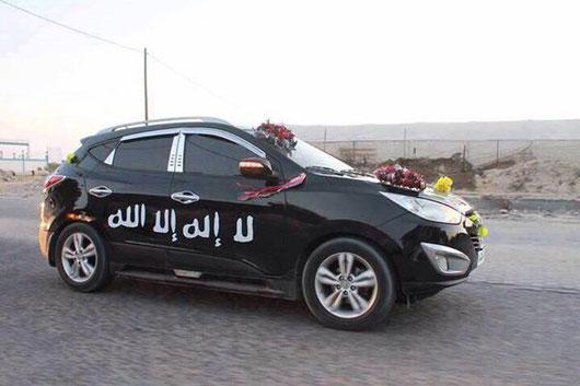 ماشین عروس گروهک تروریستی داعش+عکس