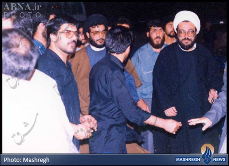 عکسی منتشر نشده از دو دبیرکل حزب‌الله در تهران