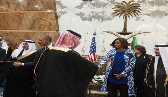 چرا همسر اوباما بی‌حجاب به عربستان رفت؟+ تصاویر