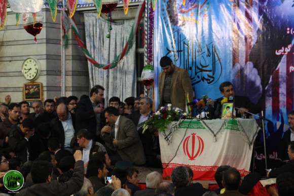سخنرانی احمدی‌نژاد در جمع مردم شهرری +تصاویر