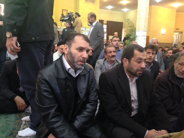مراسم ختم والده محمود احمدی‌نژاد  برگزار شد.
