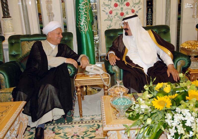 آرزوی توفیق هاشمی برای پادشاه عربستان