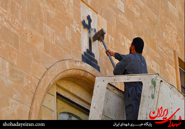 تصاویر/ حمله داعش به کلیسای نینوا