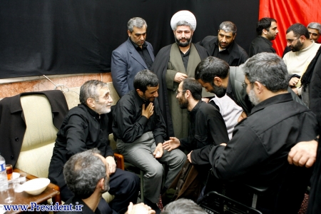 حاج منصور ارضی،حاج محمود ژولیده و احمدی‌نژاد+عکس