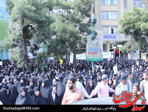 تجمع عفاف و حجاب مقابل وزارت کشور برگزار شد