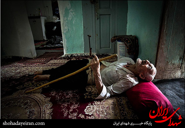 تصاویر/ روزگار پدر شهید محمد اصغری