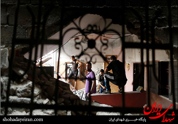 تصاویر/ ویرانی بر جا مانده از جنگ غزه‎