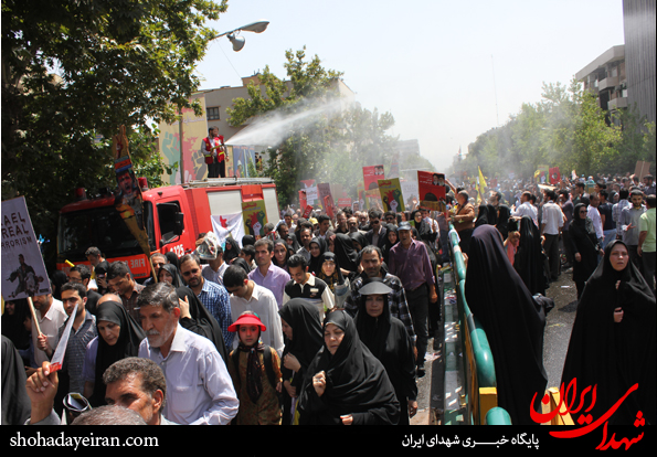تصاویر/ حضور پر شور مردم در راهپیمایی روز قدس