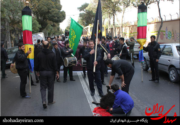 تصاویر/ حرکت دسته های عزاداری شهرداری منطقه 16