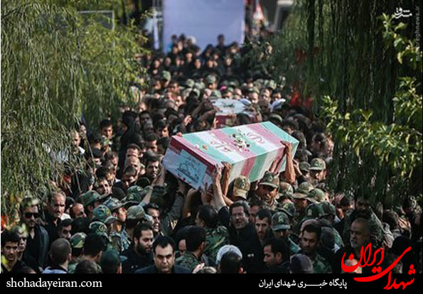 عکس/ تشییع پیکر دو شهید گمنام در تهران
