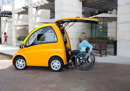 عکس/ خودرویی مخصوص افراد معلول