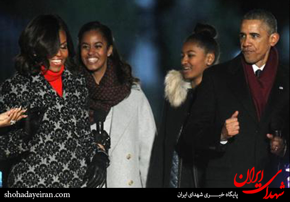 عکس/خوشگذرانی اوباما در هیاهوی اعتراضات