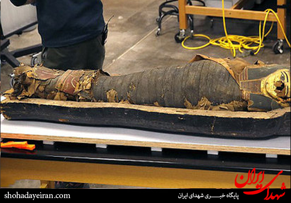 تصاویر/باز کردن تابوت مومیایی2500 ساله مصر