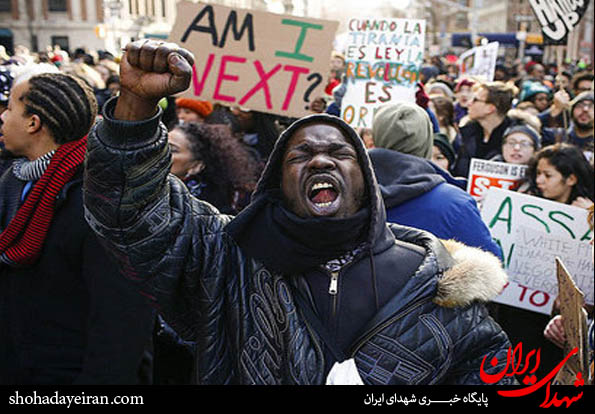 تصاویر/ادامه اعتراضات در زمستان سرد آمریکا