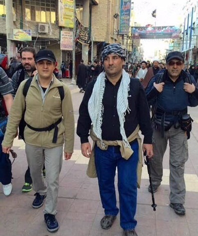 پیاده‌روی پسر رفسنجانی در مسیر نجف تا کربلا+عکس