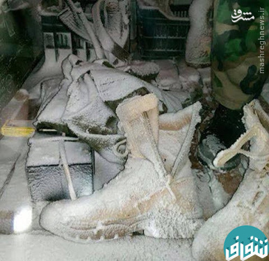 رزمندگان حزب الله در سنگرهای سرد+تصاویر