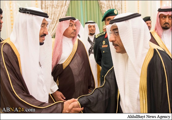 دیدار افسران ارشد آل سعود با پادشاه+تصاویر