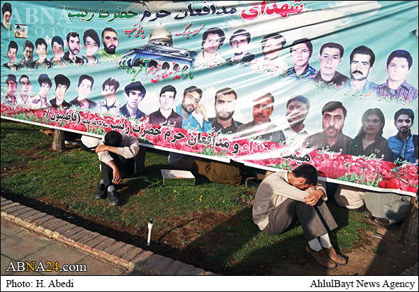 عکس/ تشییع شهدای پاکستانی مدافع حرم در قم