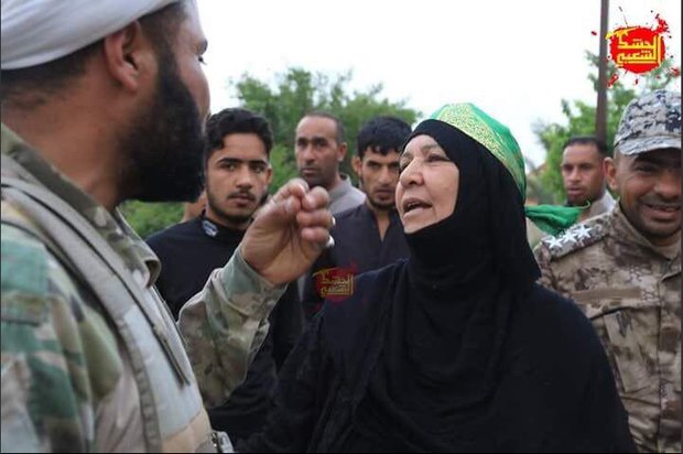 یک مادر عراقی جان پنج  سرباز را نجات داد +عکس