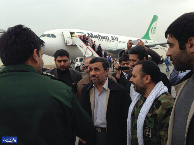 سخنرانی احمدی‌نژاد در جمع راهیان نور طلائیه
