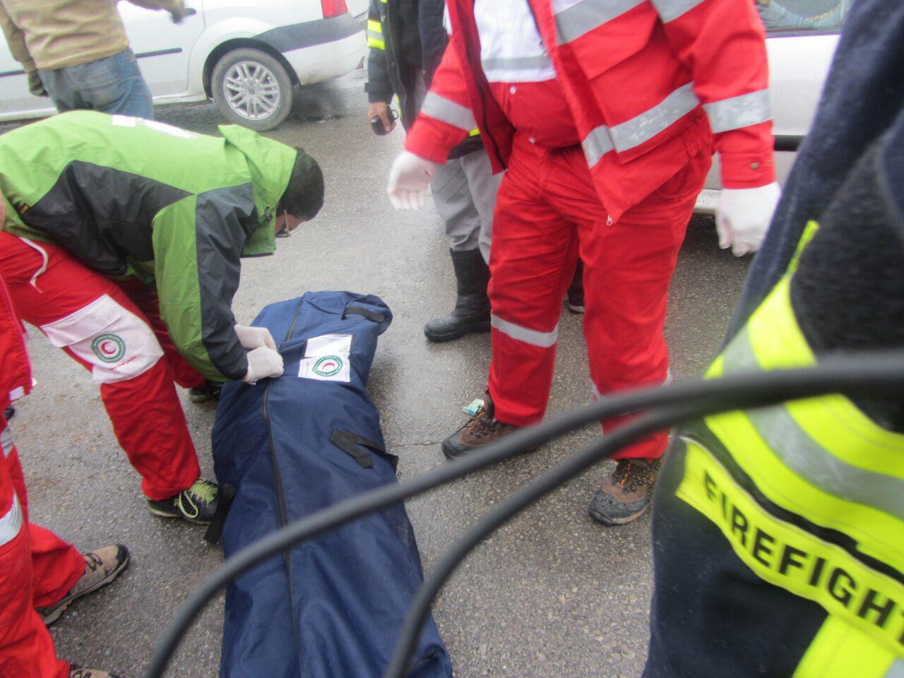 یک کشته در تصادف محور قزوين _کرج + تصاویر