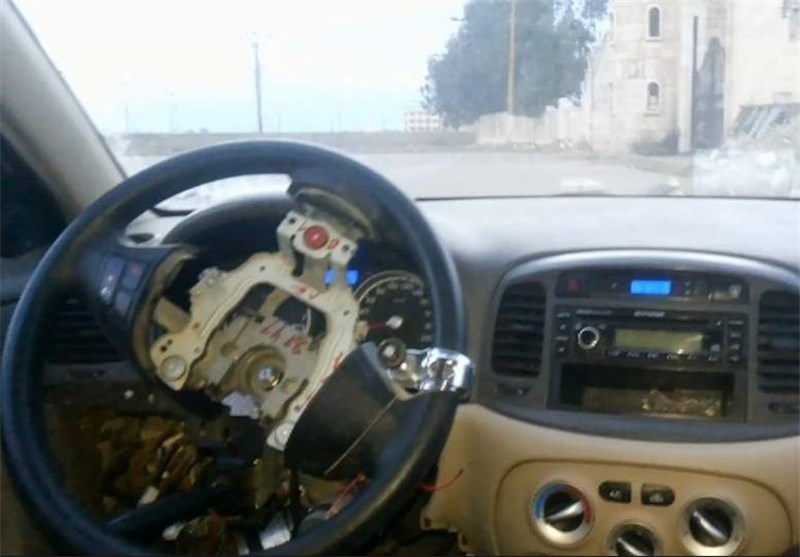 خودروی بمب‌گذاری شده بدون سرنشین داعش+عکس
