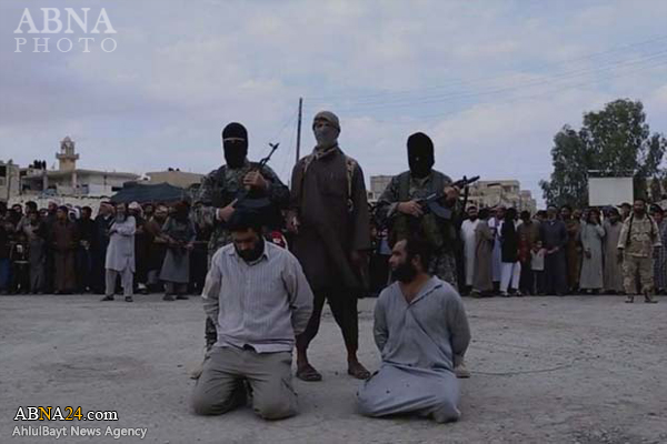 اعدام دسته جمعی مردان سوری به دست داعش + تصاویر