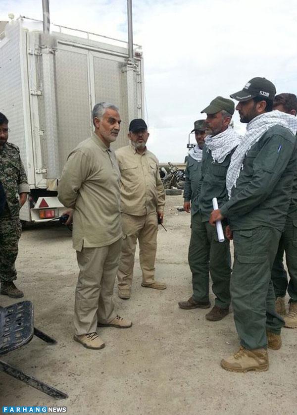حضور سردار سلیمانی در الانبار عراق + عکس