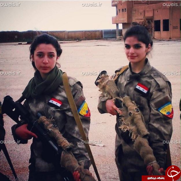 دختران سوری تک‌تیرانداز بلای جان داعش+عکس