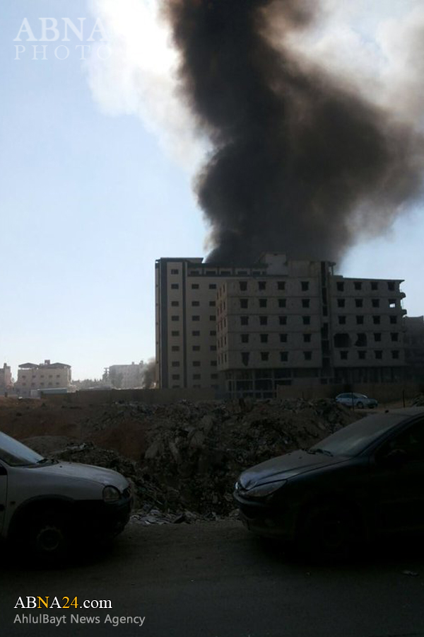 وقوع انفجار تروریستی در زینبیه دمشق+عکس