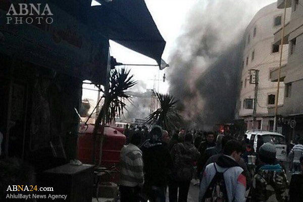 وقوع انفجار تروریستی در زینبیه دمشق+عکس