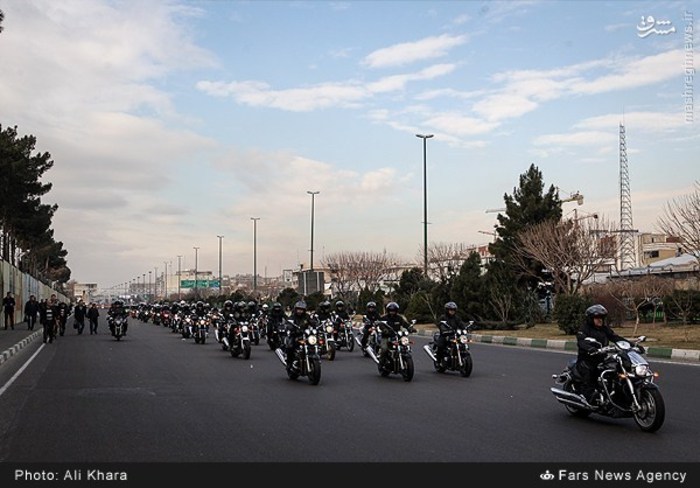 عکس/ رژه موتورسواران در سالروز ورود امام(ره)