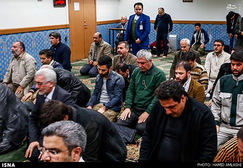 حاتمی کیا در نمازخانه کاخ جشنواره فجر+عکس