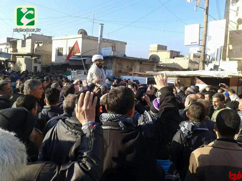 آقازاده مجاهد در آزادسازی نبل و الزهراء +عکس