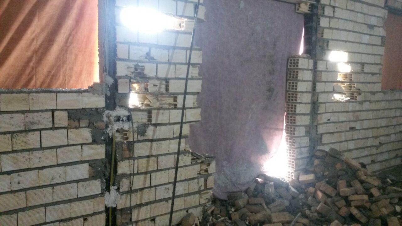 تخریب مسجد نیمه ساز توسط مامورین شهرداری!