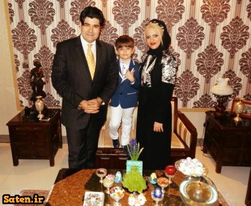 تصویری از سالار عقیلی همسر و فرزندش +عکس