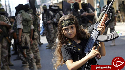 دختر 12 ساله ای که جلاد داعش است +تصویر