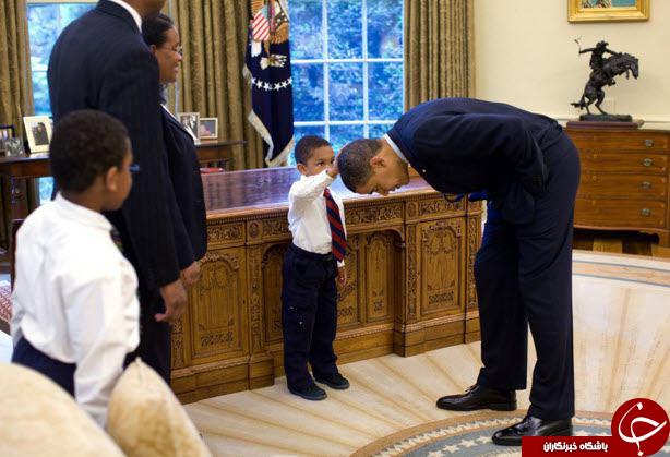 بچه‌داری باراک اوباما رئیس جمهور آمریکا+عکس