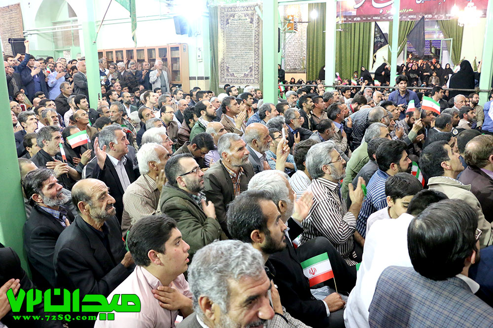 استقبال پرشور ورامینی‌ها از احمدی‌نژاد+تصاویر