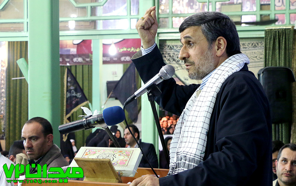 احمدی‌نژاد:می‌خواهند واقعه کربلا را مجددا تکرار کنند