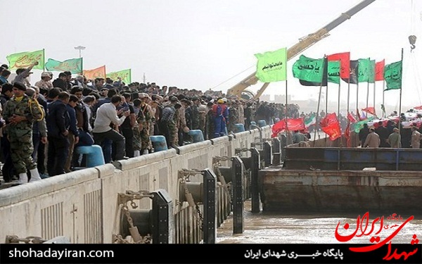 عکس/ ورود پیکر 68 شهید دفاع مقدس در خرمشهر