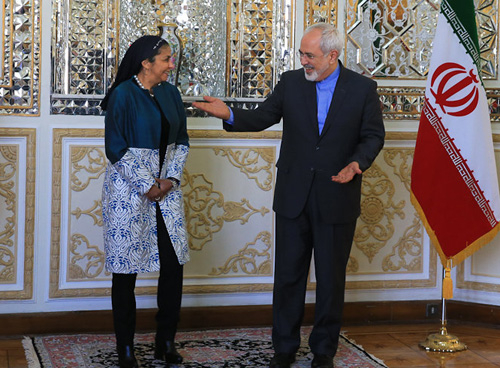 حجاب وزیر امور خارجه ونزوئلا در تهران+تصاویر