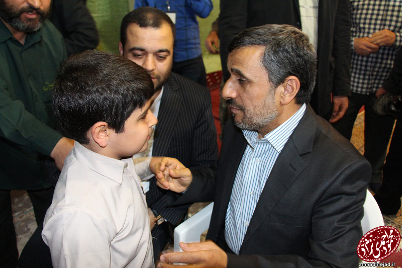 سخنرانی‌ احمدی‌نژاد در جمع مردم بابل +تصاویر