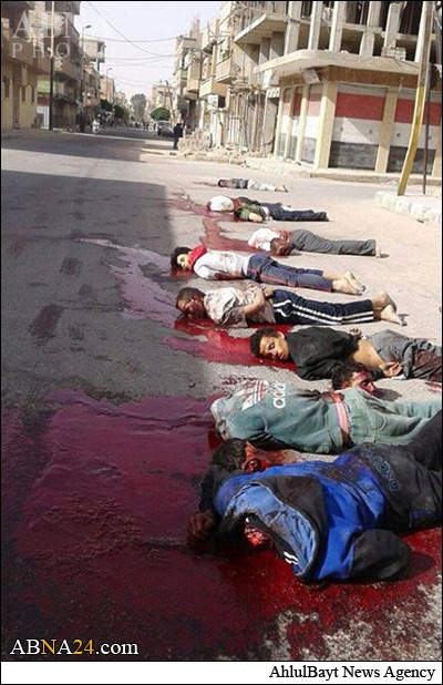 اعدام مردان شهر «تدمر» سوریه به دست داعش + عکس