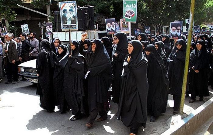 راهپیمایی ۱۵ خرداد در ورامین +تصاویر
