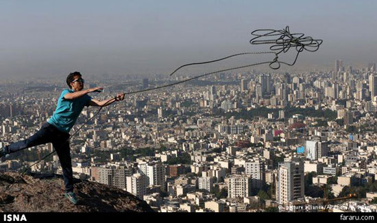 عکس/ مد شدن ورزش تازه در ایران !