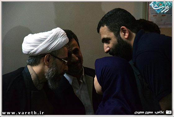 جلسه عشاق‌الحسین(ع) با حضور احمدی‌نژاد+عکس