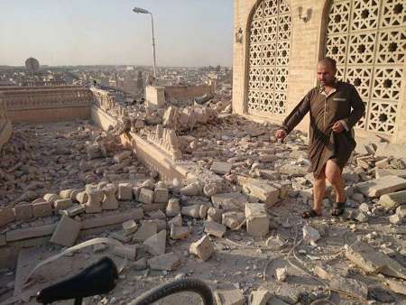 داعش مرقد یونس نبی را با خاک یکسان کرد+عکس